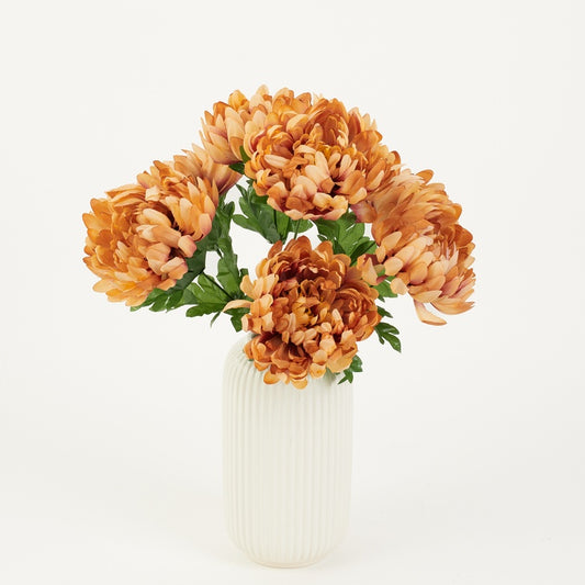 Krysanteemi kimppu x 7 Luutnantti Brown - Tekokukat.fi