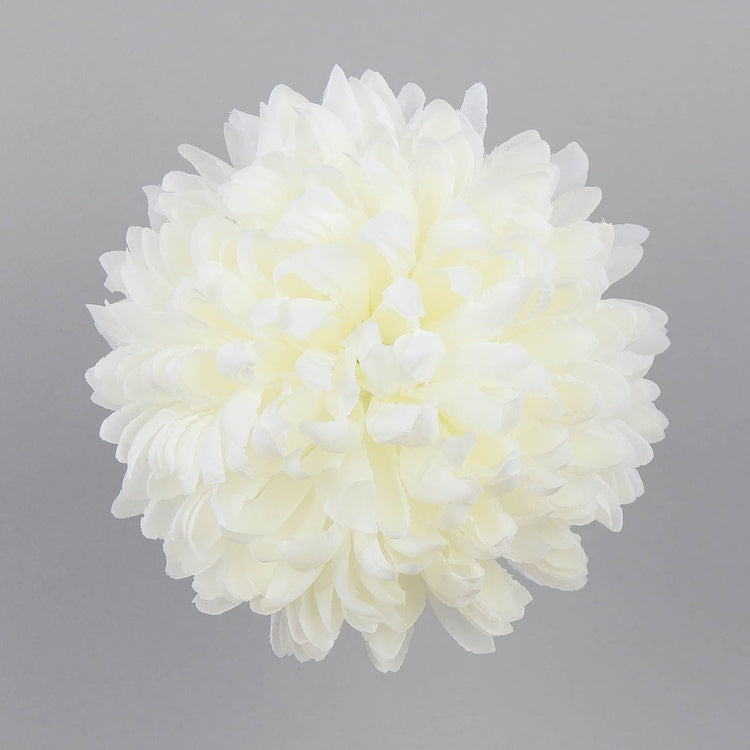 Krysanteemin pää Kerma - Tekokukat.fi