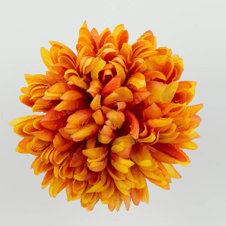Krysanteemin pää Oranssi - Tekokukat.fi