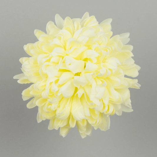 Krysanteemin pää Vanilja - Tekokukat.fi