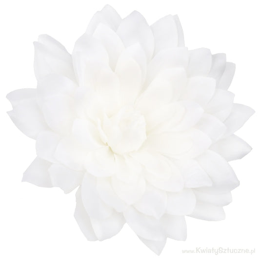 Satin Dahlia XL Puhdas valkoinen - Tekokukat.fi