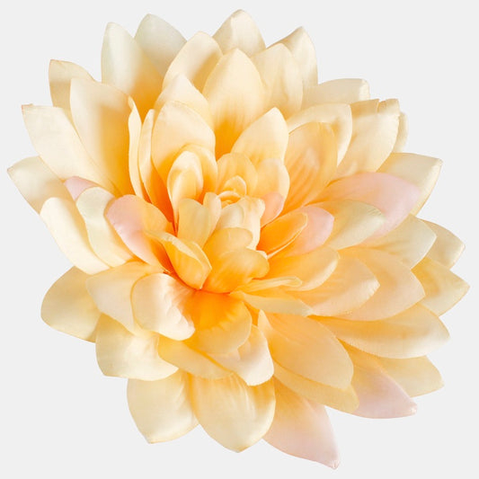 Satin Dahlia XL Keltainen - Tekokukat.fi