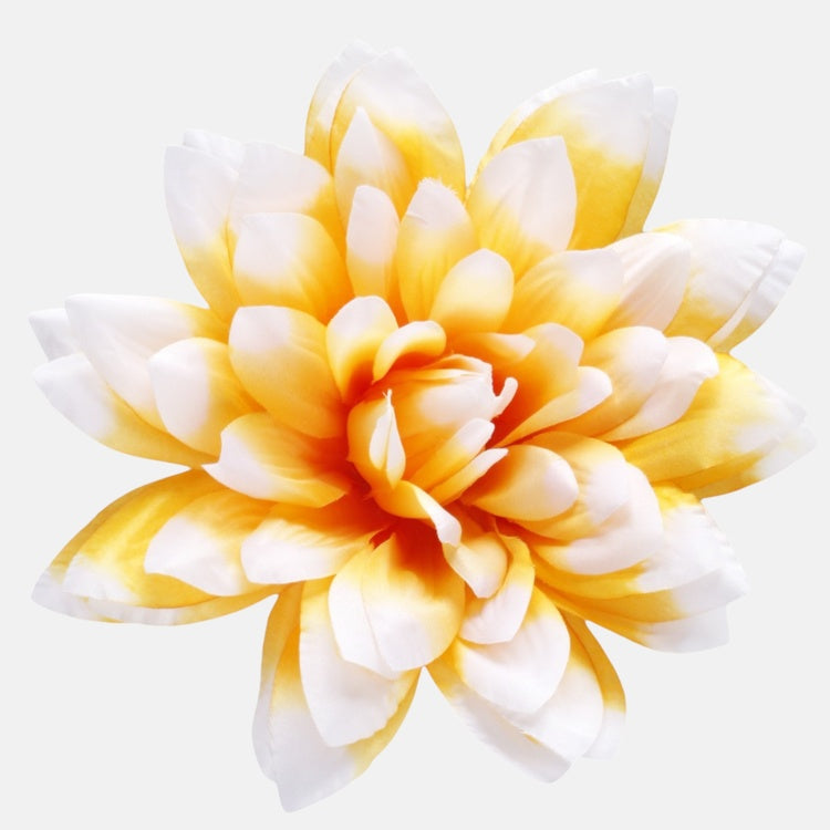 Satin Dahlia XL Keltainen/kermanvärinen - Tekokukat.fi