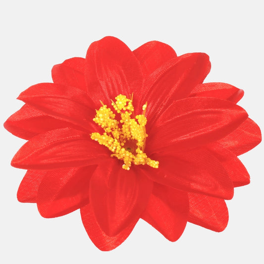 Satiini dahlia Puhdas punainen - Tekokukat.fi