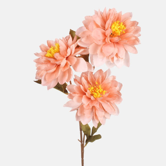 Dahlia tekokukka syksyinen persikka - Tekokukat.fi