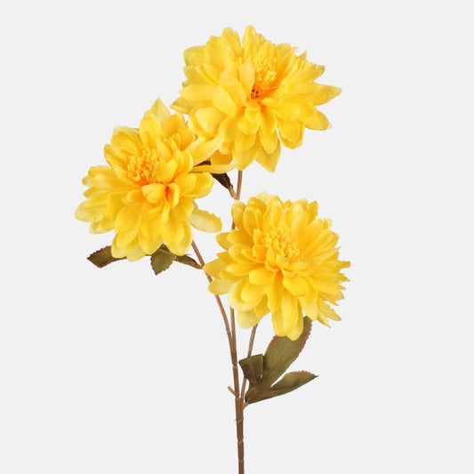 Dahlia tekokukka keltainen - Tekokukat.fi
