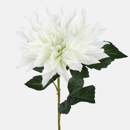Dahlia tekokukka valkoinen - Tekokukat.fi