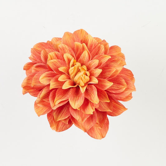 Dahlia pää Oranssi - Tekokukat.fi