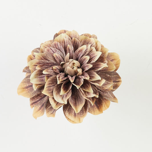 Dahlia pää Ruskea/syksyn keltainen - Tekokukat.fi