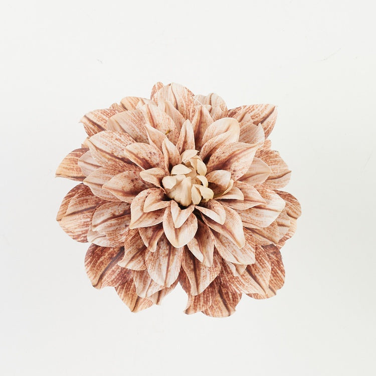 Dahlia pää Persikka/ruskea - Tekokukat.fi