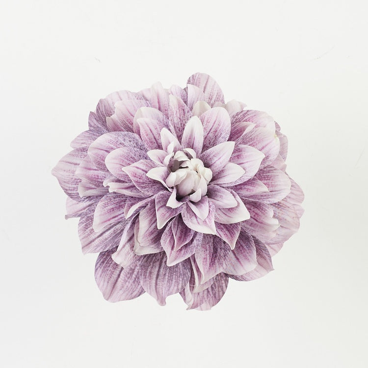 Dahlia pää Kerma/Lt. Violetti - Tekokukat.fi