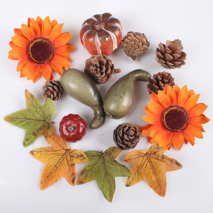 Syksyn lahjat ruskea/vihreä - Tekokukat.fi