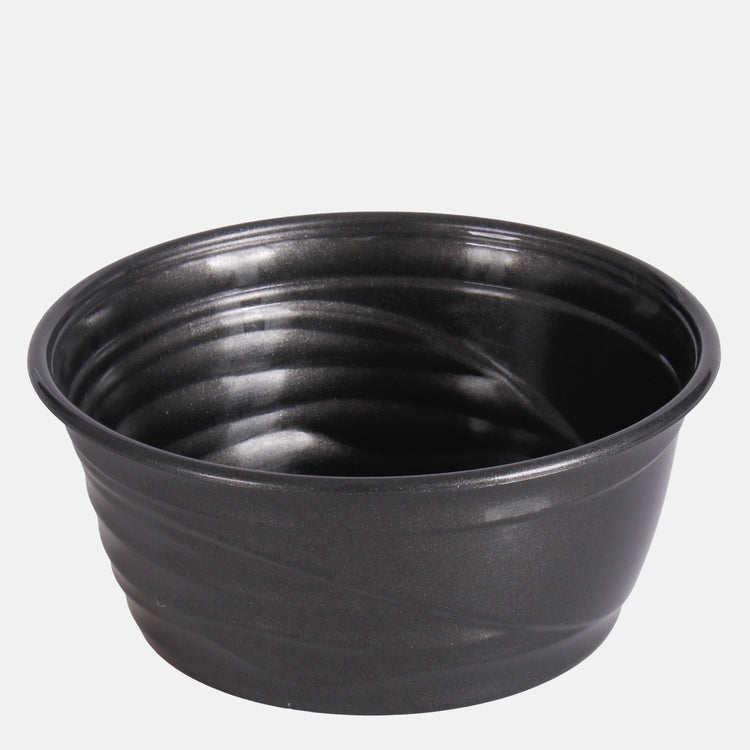 Muovinen kasvikulho 18 cm Grafiitti - Tekokukat.fi