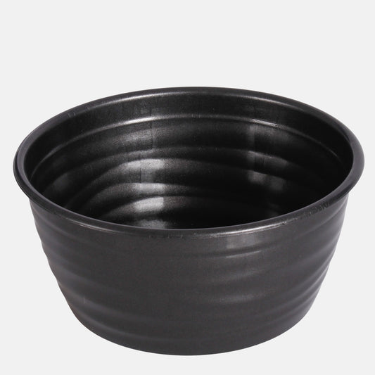 Muovinen kasvikulho 23 cm Grafiitti - Tekokukat.fi