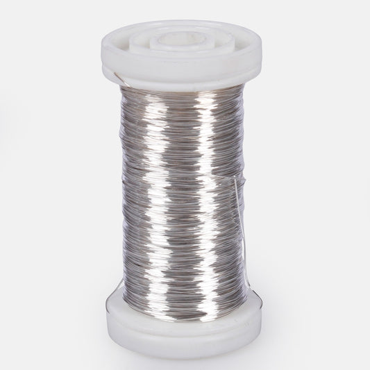 Hopeoitu kierretty lanka - kela 75 g Hopea - Tekokukat.fi