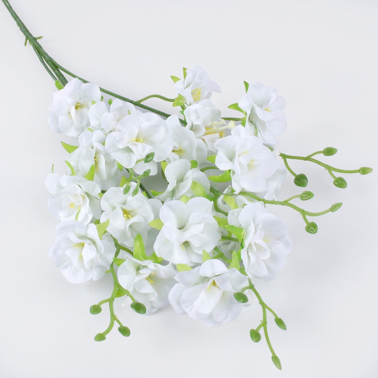 Rosa canina, sametti tekokukka valkoinen - Tekokukat.fi