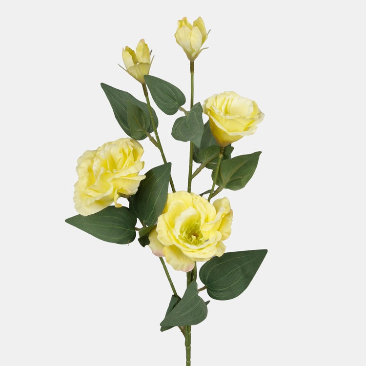 Lisianthus tekokukka keltainen - Tekokukat.fi