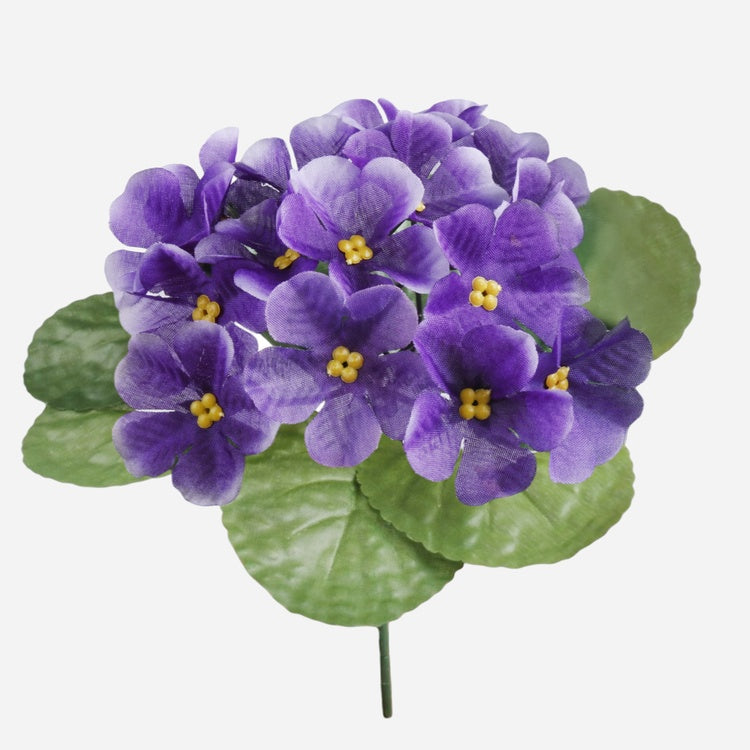 Violetti x 15 tekokukkakimppu violetti
