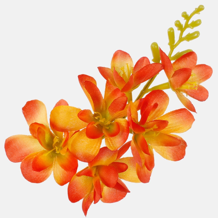 Satiini freesia Oranssi - Tekokukat.fi