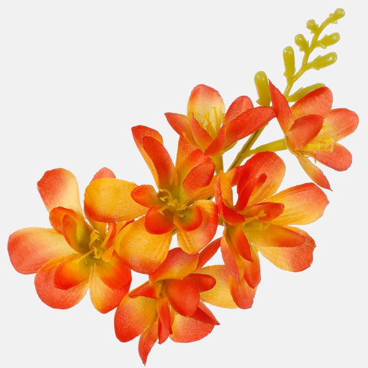 Satiini freesia Oranssi - Tekokukat.fi