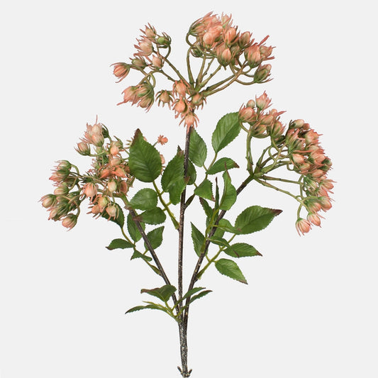 Koristeellinen oksa vaaleanpunainen - Tekokukat.fi