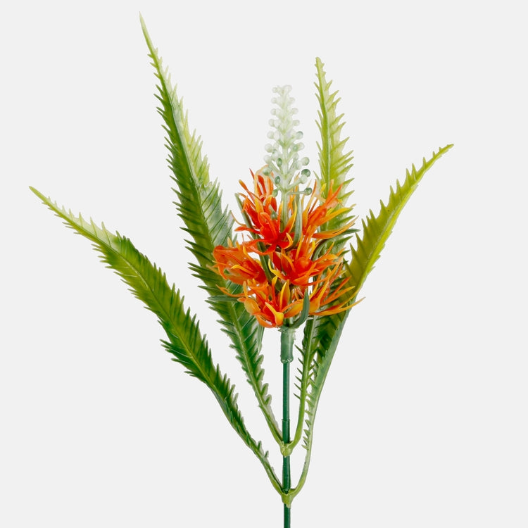 Koristeellinen oksa oranssi - Tekokukat.fi