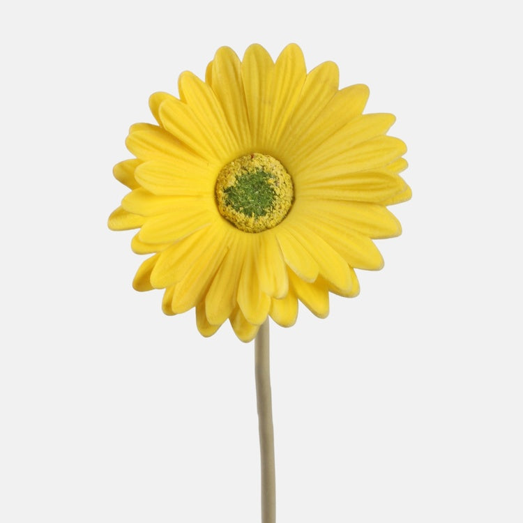 Gerbera tekokukka keltainen - Tekokukat.fi