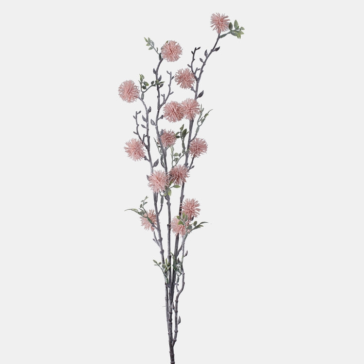 Buttonbush tekokukka vaaleanpunainen - Tekokukat.fi