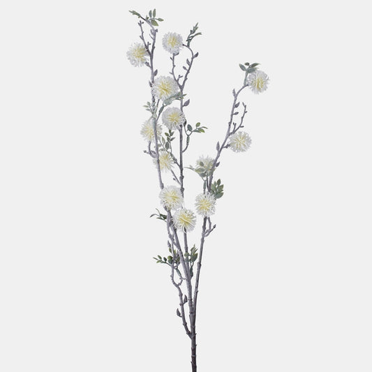 Buttonbush tekokukka valkoinen - Tekokukat.fi