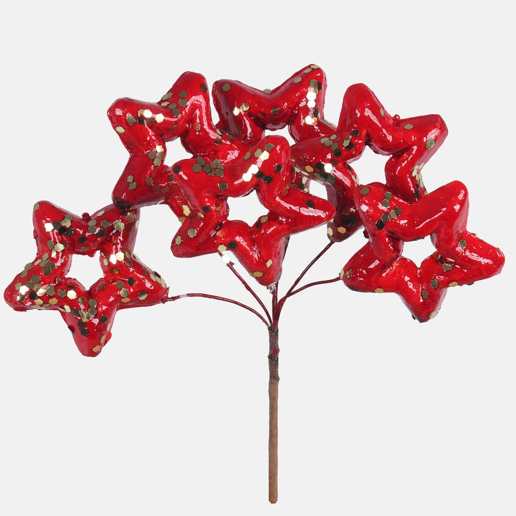 Tähdet huipulla Punainen - Tekokukat.fi