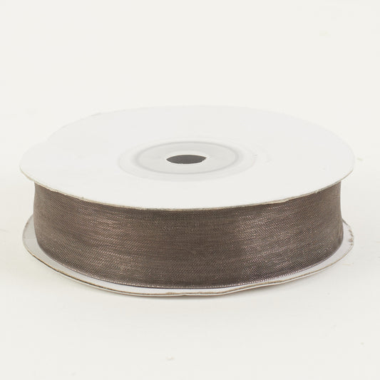 Harmaa ruskea koristenauha, 19 mm