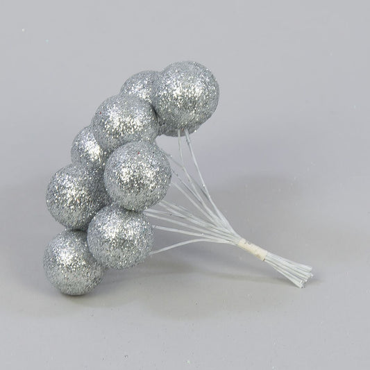Hopeanvärinen kukkalanka, 2.5 cm