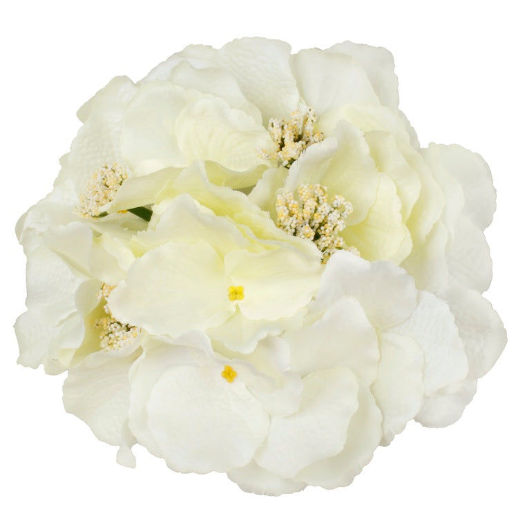 Satiininen hortensia Kerma/Lt. Keltainen - Tekokukat.fi