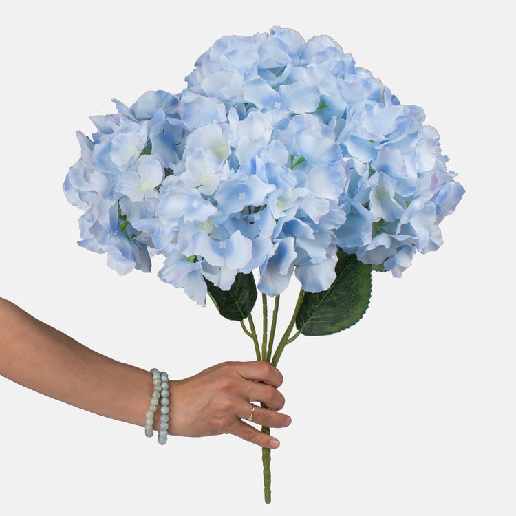 Hortensia x 5 Luutnantti Blue - Tekokukat.fi