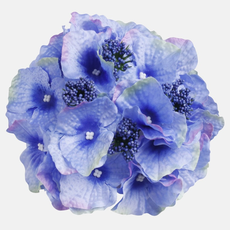 Hortensia Siniset/vaaleanpunaiset ja vihreät täplät - Tekokukat.fi