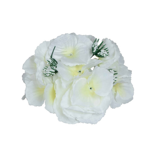 Hortensia Lt. Keltainen/kermanvärinen - Tekokukat.fi