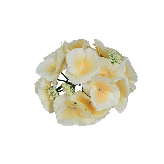 Hortensia Kerma/keltainen - Tekokukat.fi