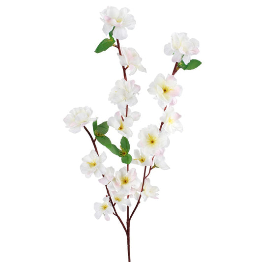 Omenapuu x 3 tekokukka kerma/vaaleanpunainen - Tekokukat.fi