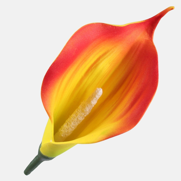 Minivaahto calla Oranssi/keltainen - Tekokukat.fi