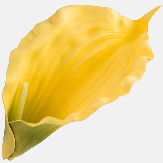 Vaahto calla Keltainen - Tekokukat.fi