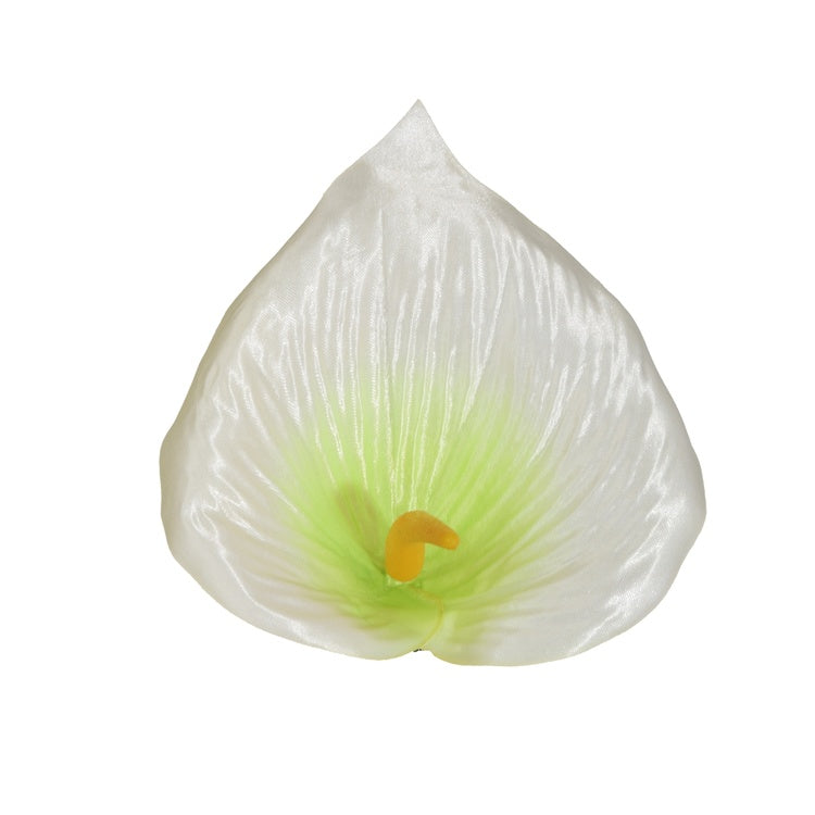 Satiini calla Kerma/vihreä - Tekokukat.fi