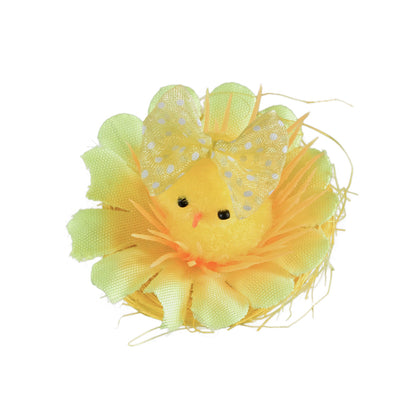 Keltainen pääsiäiskoriste, 5 cm, 12 kpl / pakkaus