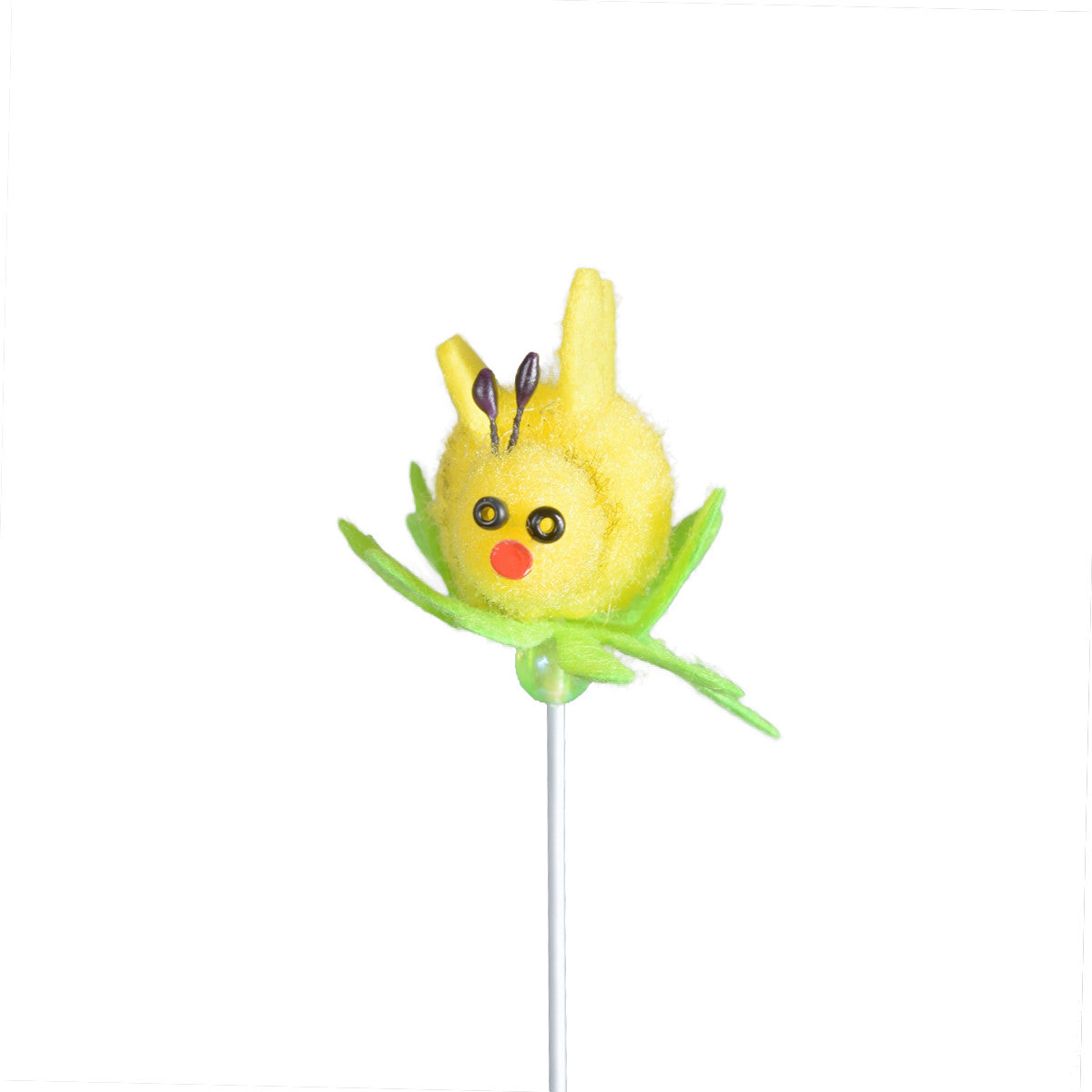 Keltainen sisustuskoriste, 23 cm, 12 kpl / pakkaus