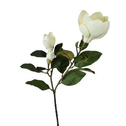 Kermanvärinen magnolia – tekokukka, 82 cm