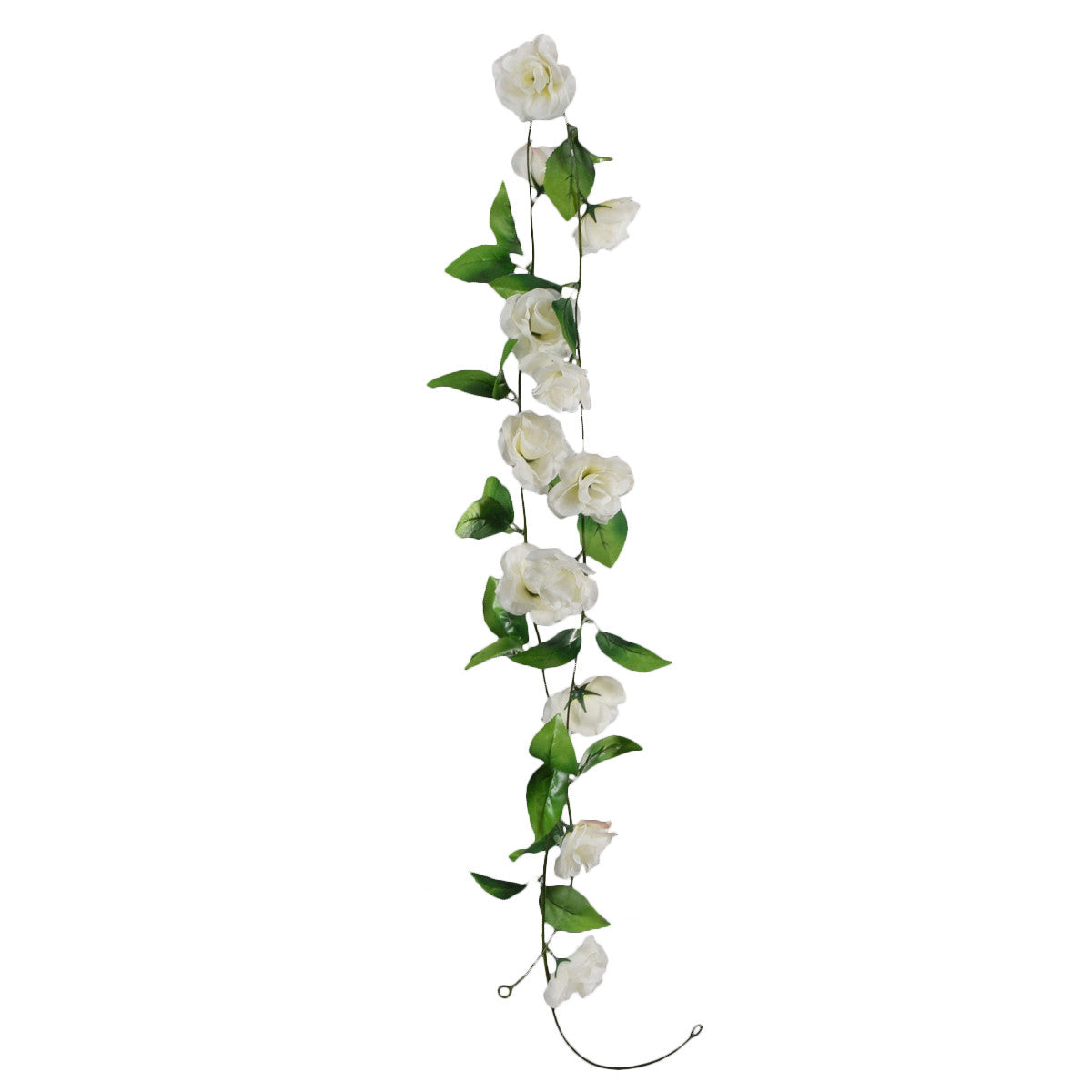 Kermanvärinen ruusu – tekoköynnös, 206 cm