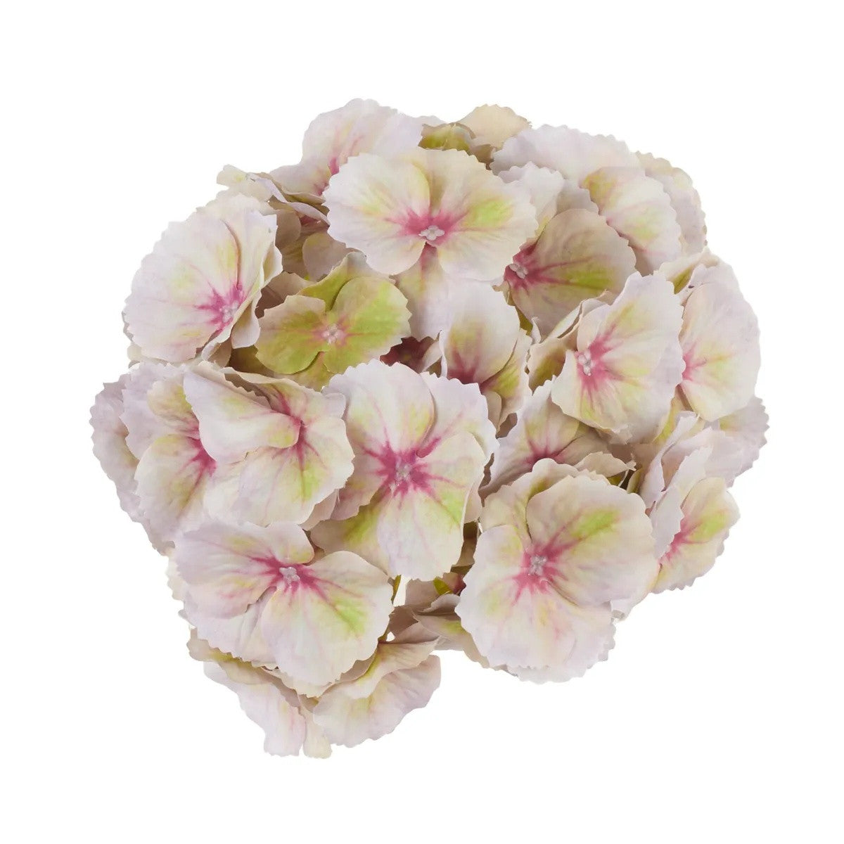 Kermanvärinen tekohortensian kukkapää, 19 cm