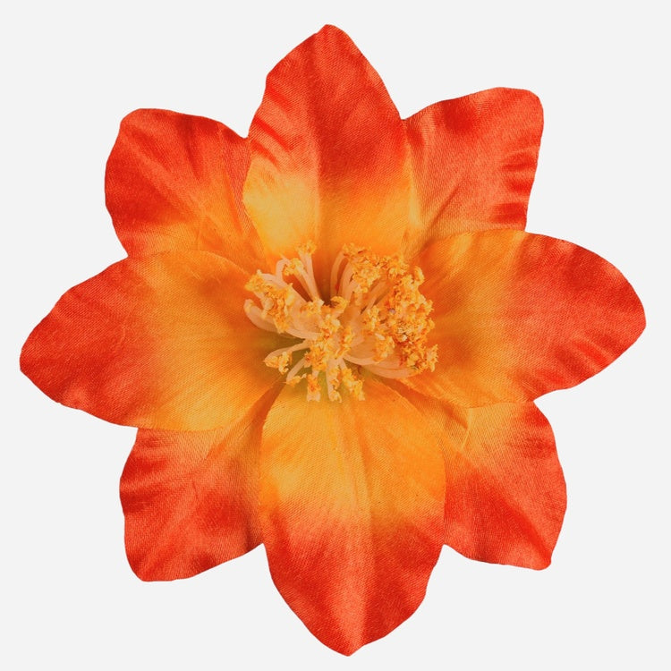 Elämänlanka Oranssi/keltainen keskus - Tekokukat.fi