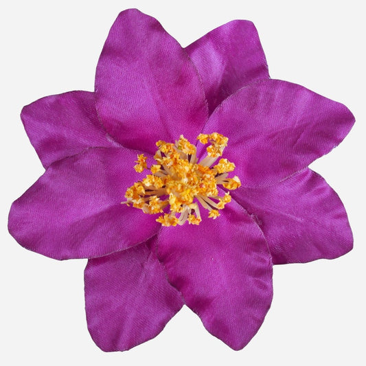 Elämänlanka Purppura/keltainen keskusta - Tekokukat.fi