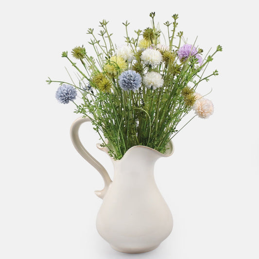 Kukkiva apila tekokukka satunnainen väri 1 - Tekokukat.fi