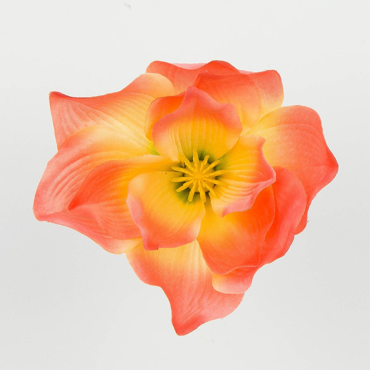 Korallinvärinen magnolia – tekokukkapää, 9 cm, 12 kpl